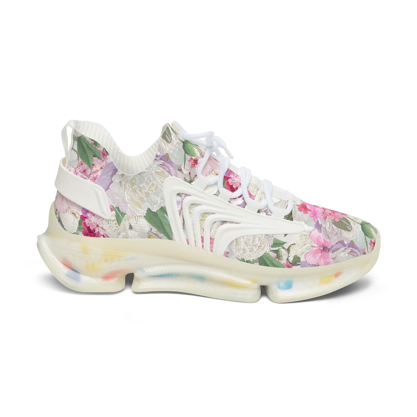 Women's Mesh Sneakers | White Peony