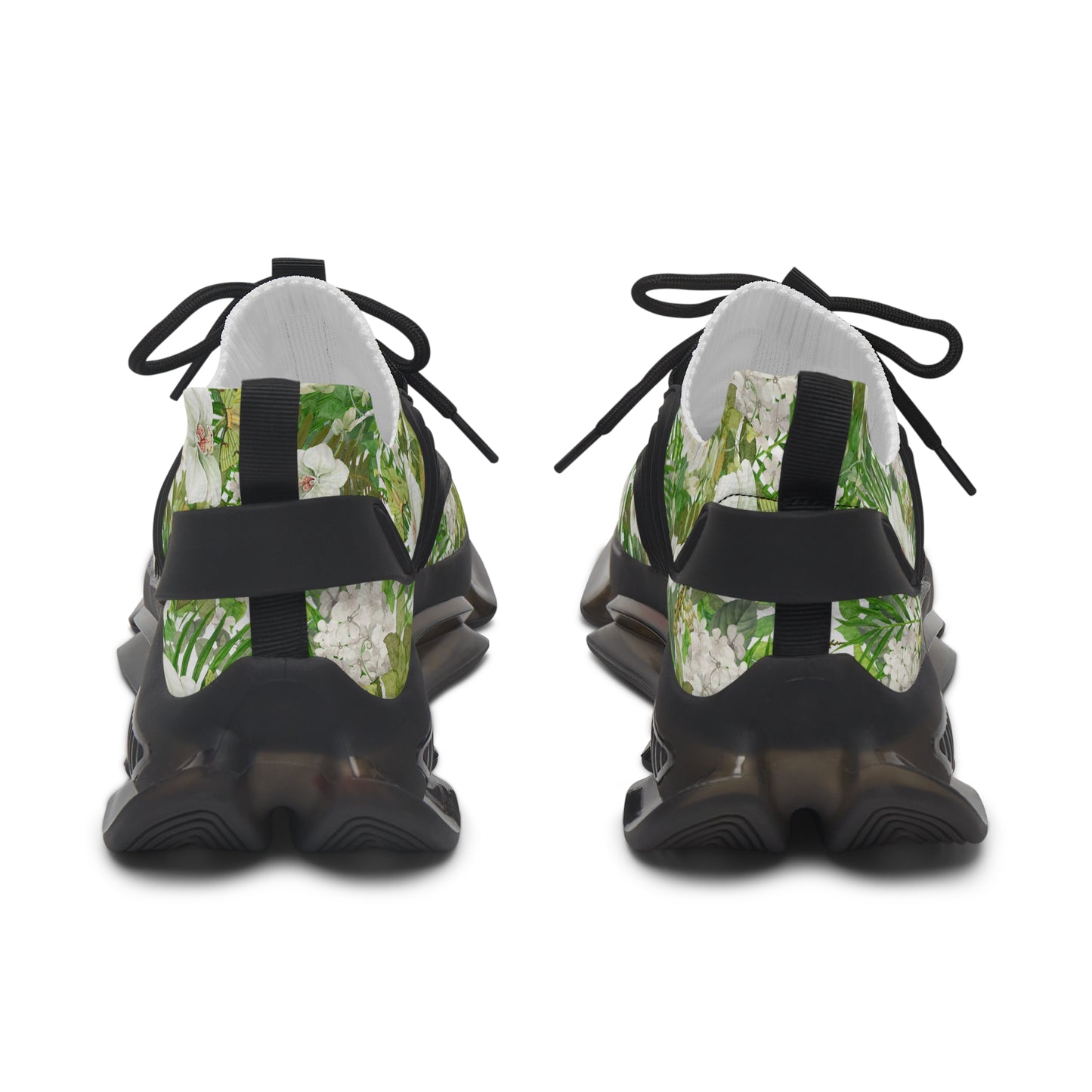 Women's Mesh Sneakers | White Phalaenopsis