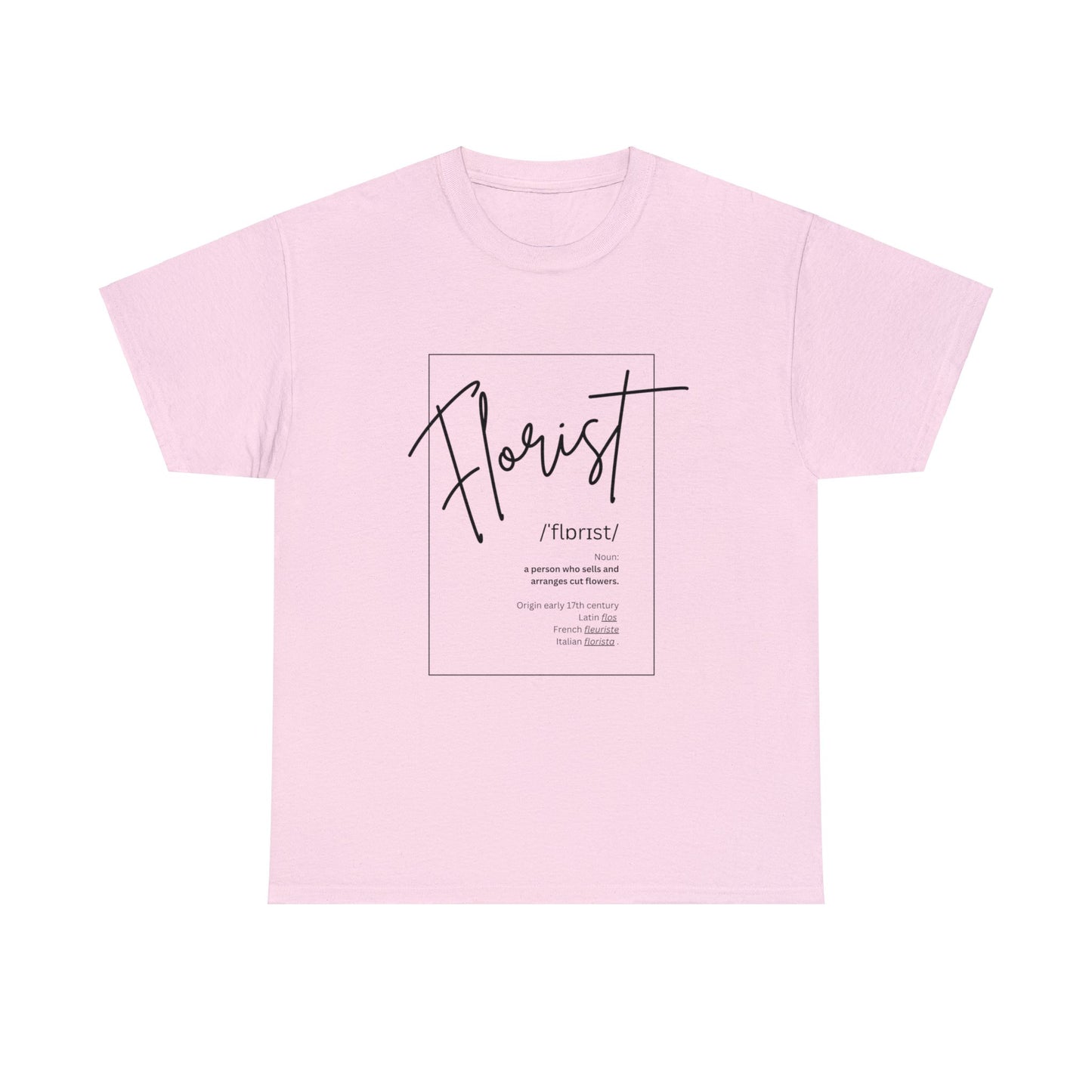 Áo dành cho Florist | Áo thun cotton dày cho cả nam và nữ