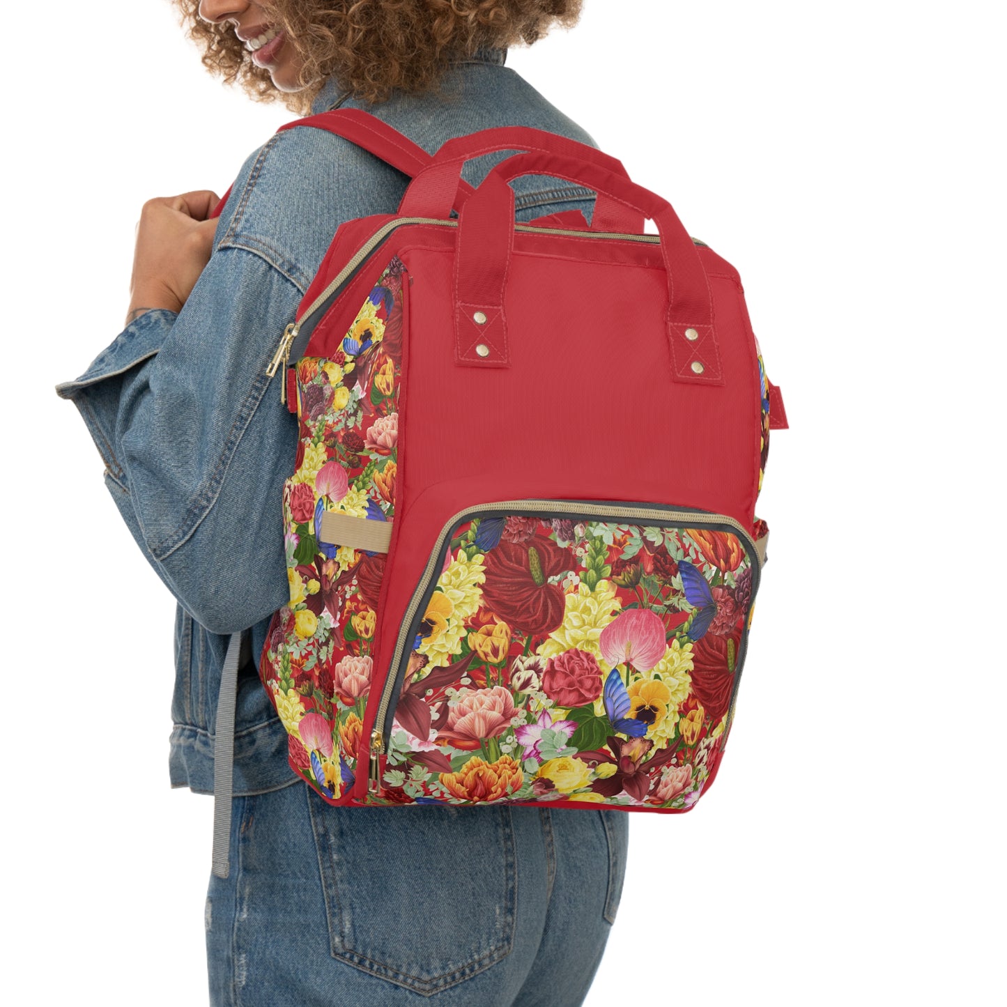 Ba lô đa năng | Thiết kế hoa hồng môn