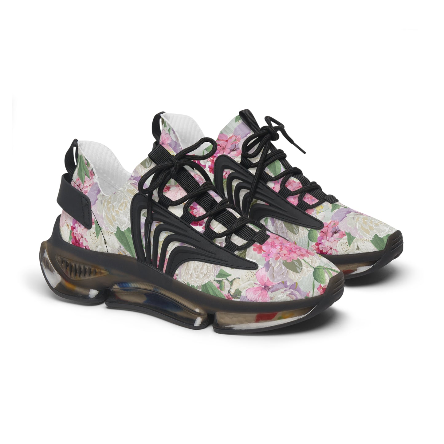 Women's Mesh Sneakers | White Peony
