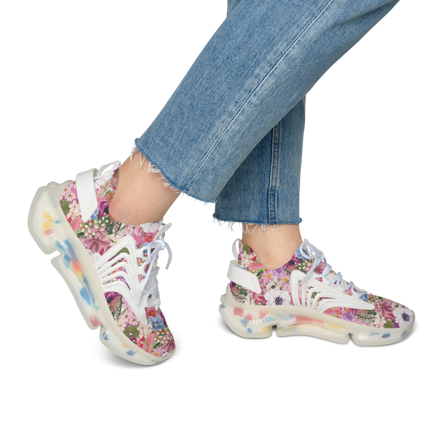 Women's Mesh Sneakers | White Anemone