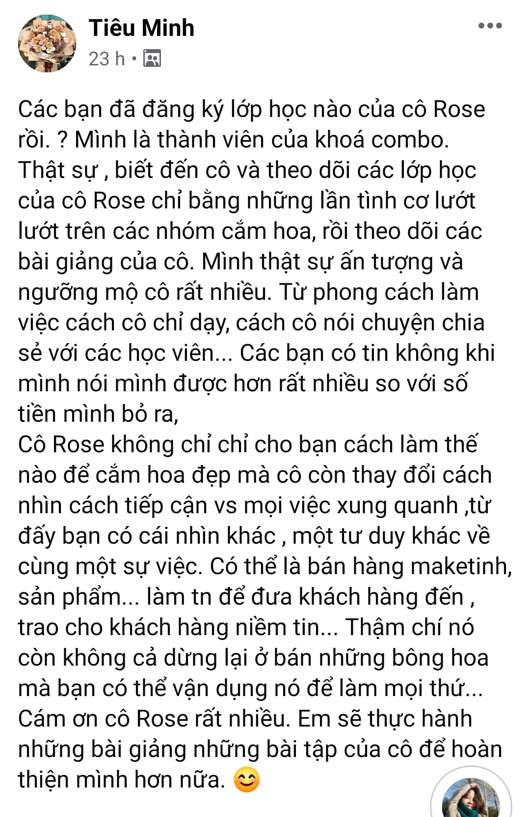 Khóa học Marketing hữu cơ