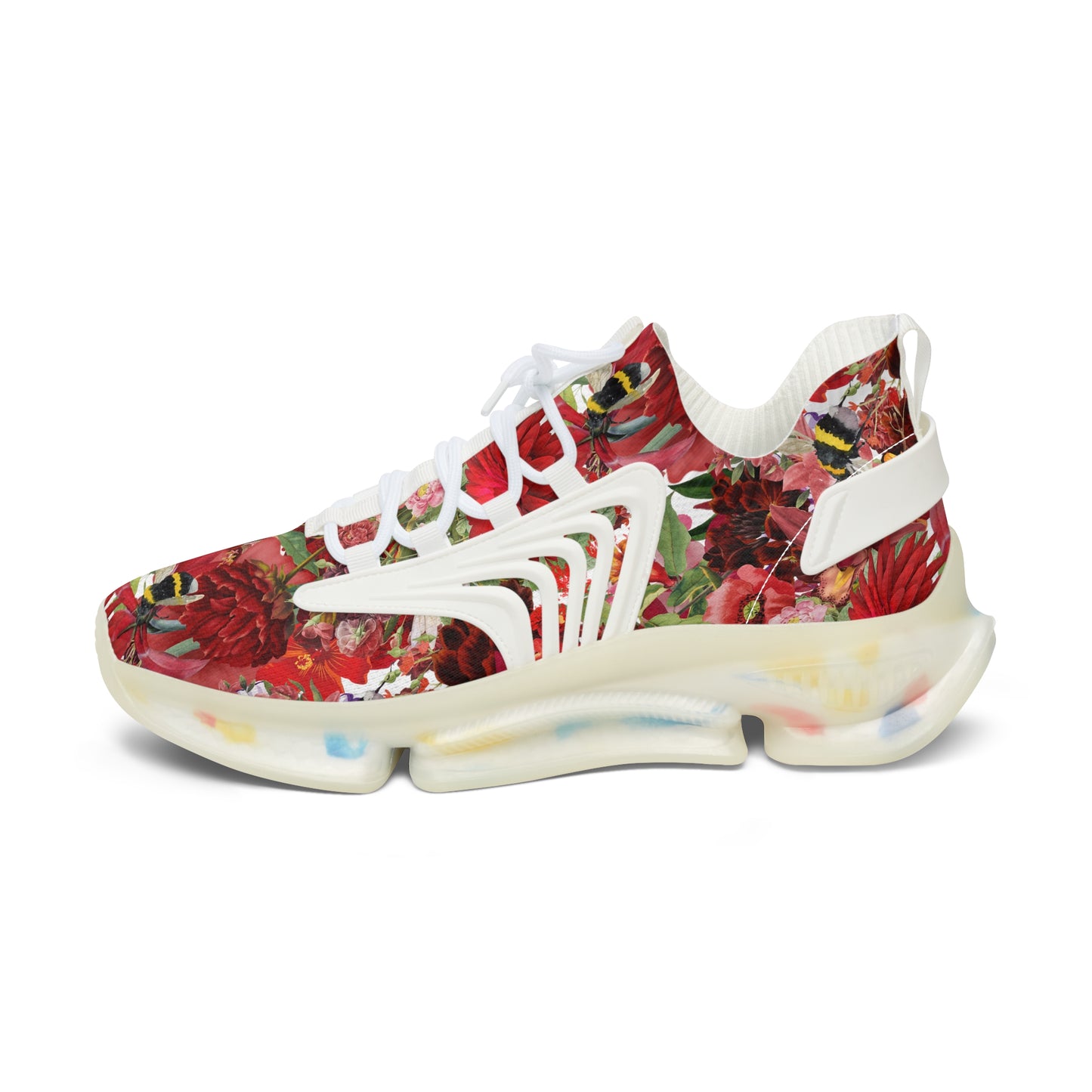 Giày thể thao lưới nữ | hoa tulip đỏ