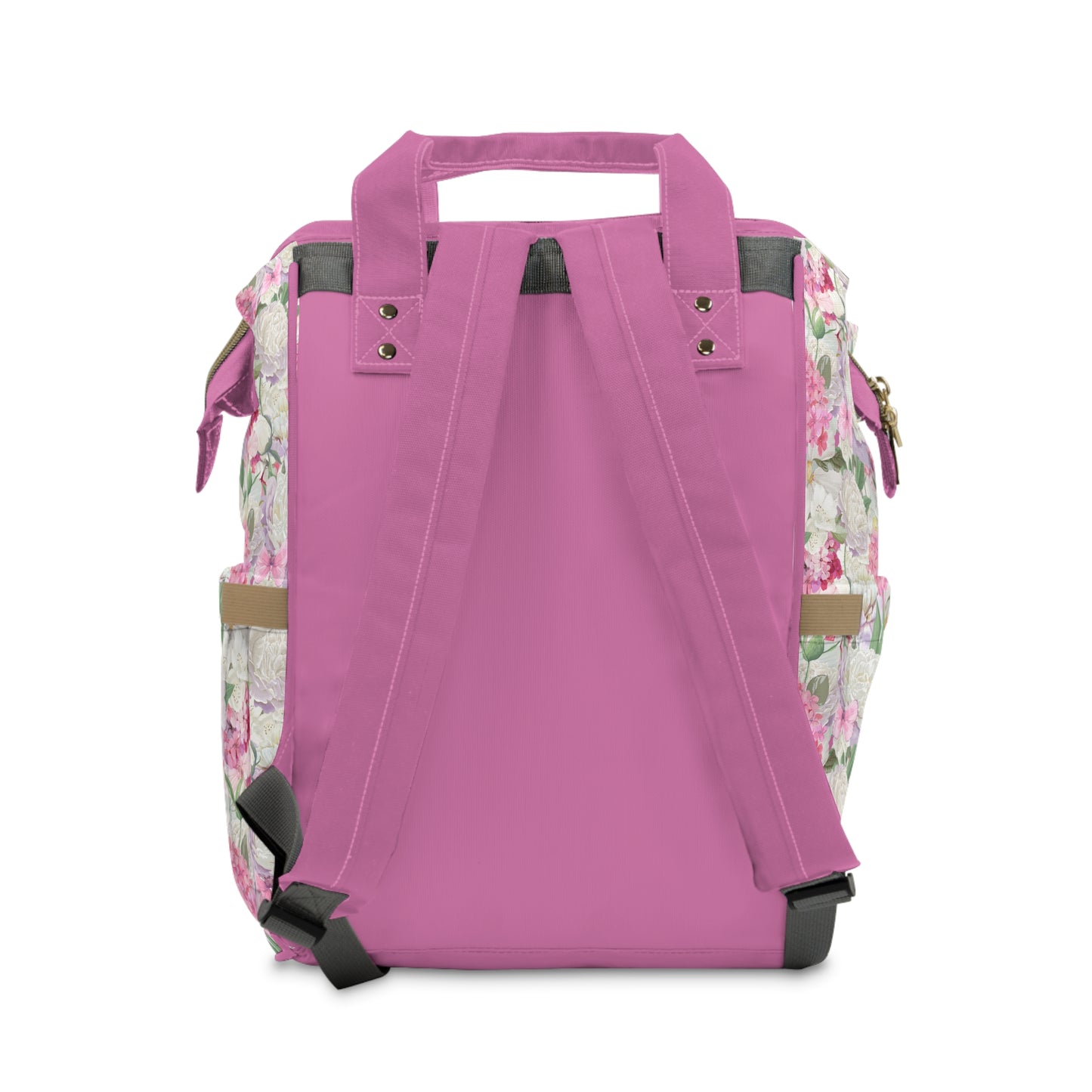 Peony Flowers Multifunctional Backpack