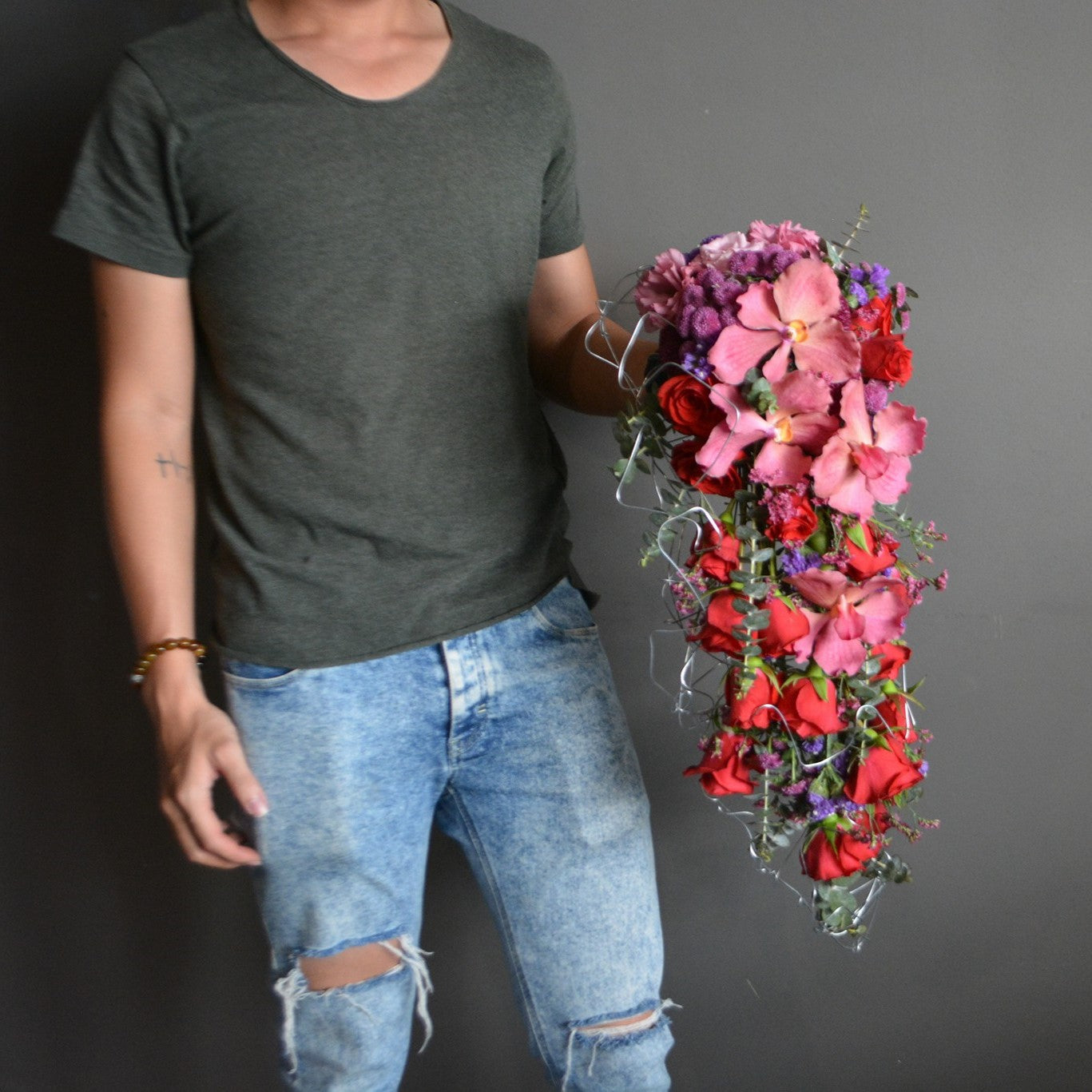 Khóa cắm hoa Trung cấp