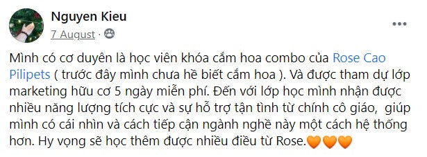 Khóa học Marketing hữu cơ