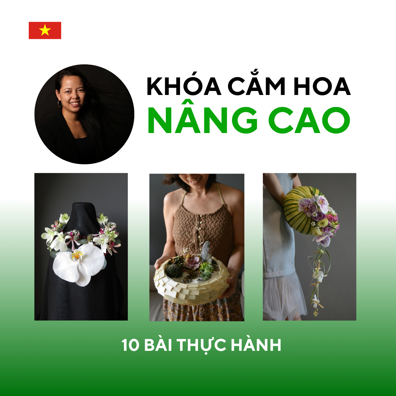 Khóa cắm hoa nâng cao