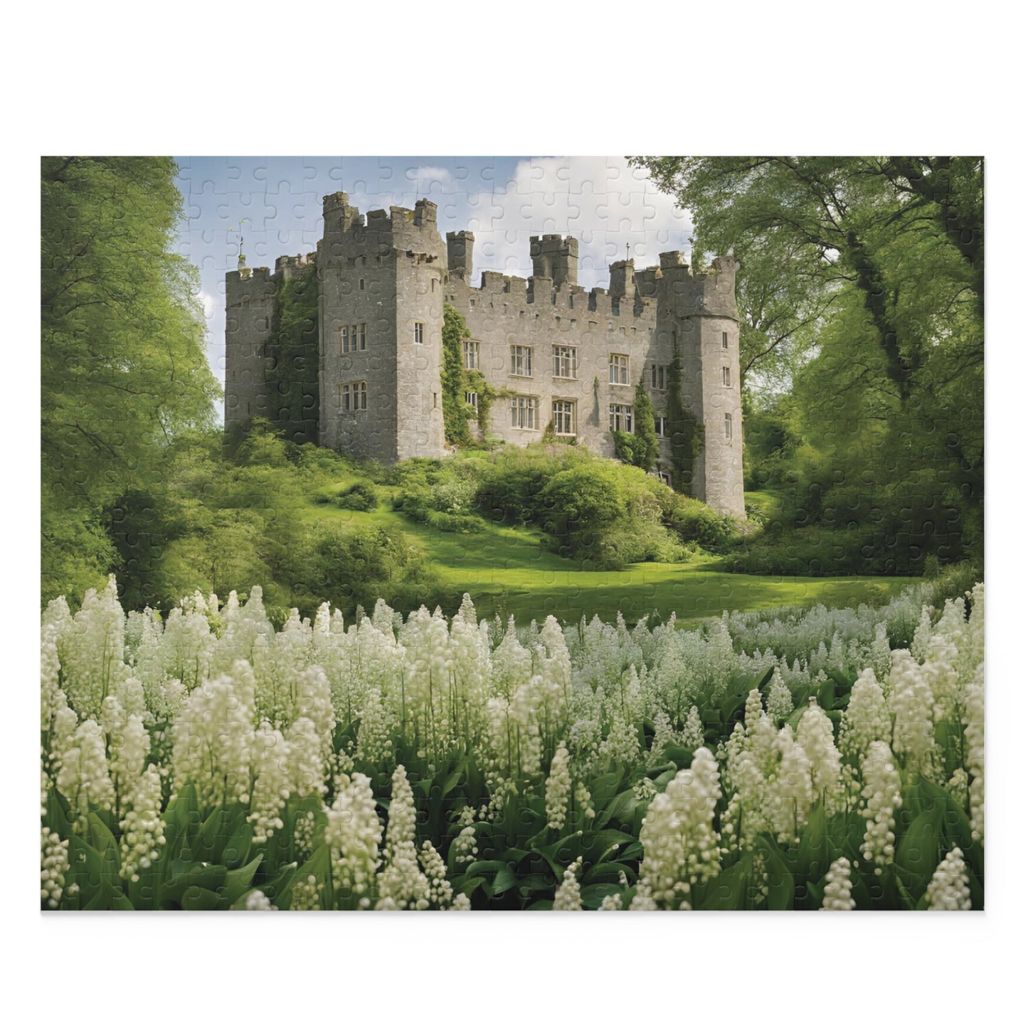 English Castle Puzzles (120, 252, 500-Piece)