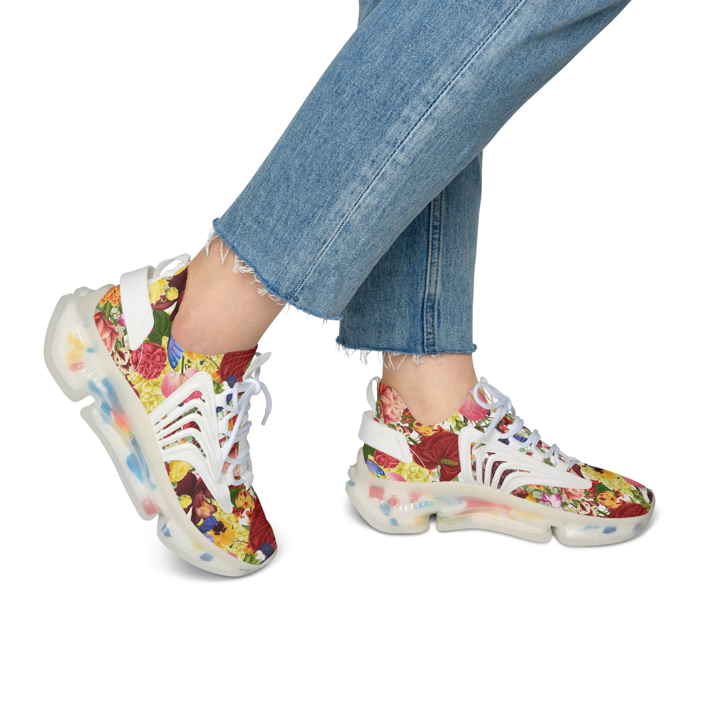 Women's Mesh Sneakers | Red Anthurium