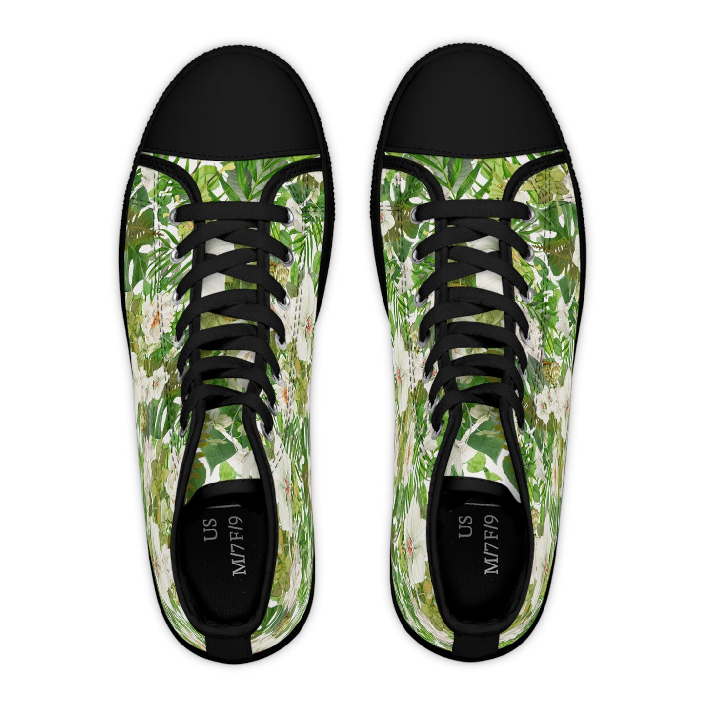 White Phalaenopsis| High Top Sneakers