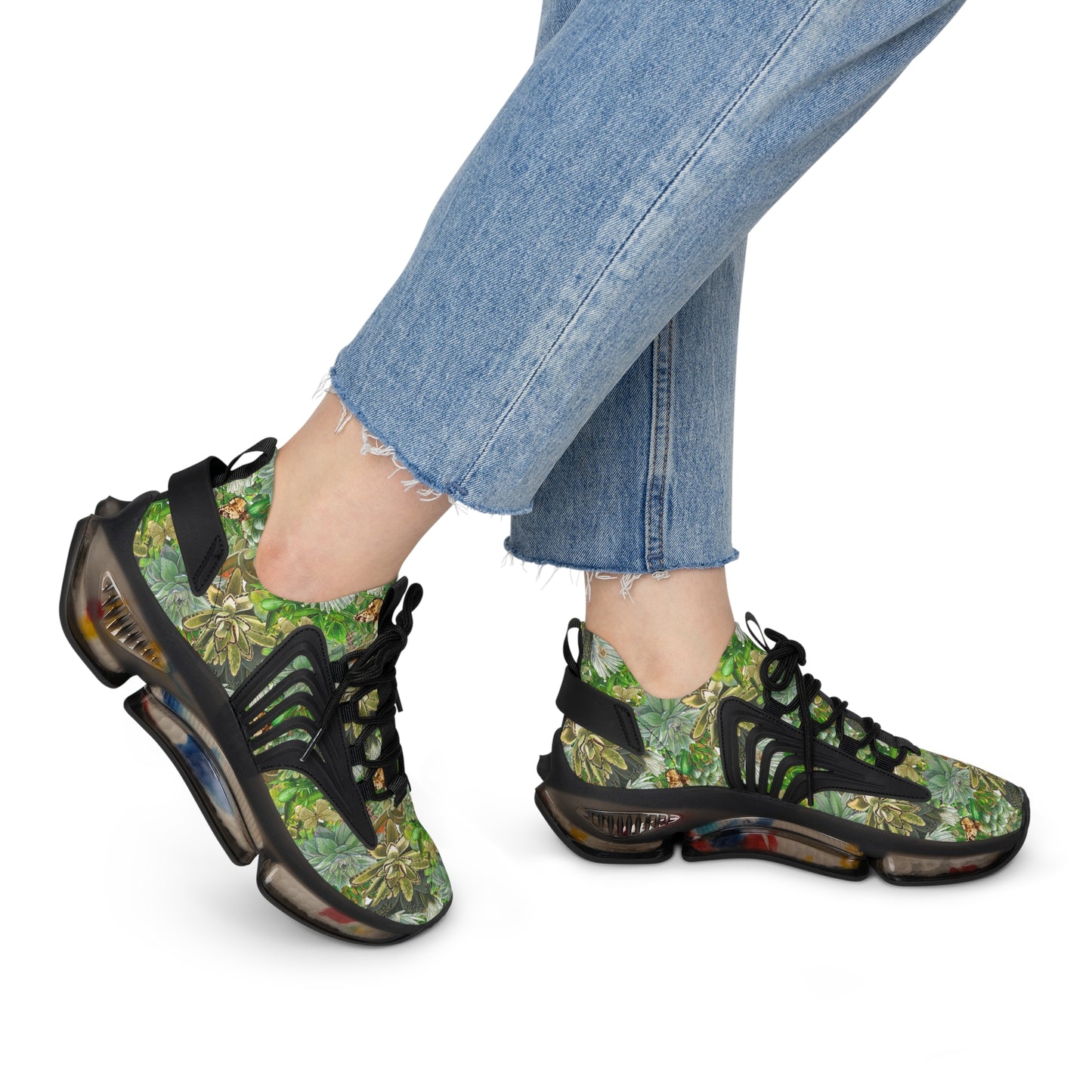 Women's Mesh Sneakers | Green Lithops