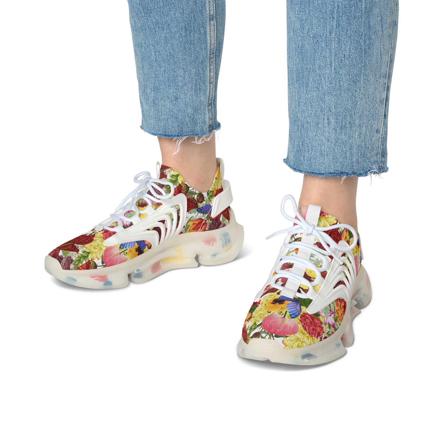 Women's Mesh Sneakers | Red Anthurium