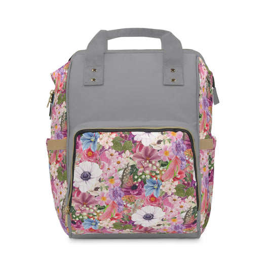 Anemone Floral Design Multifunctional Backpack