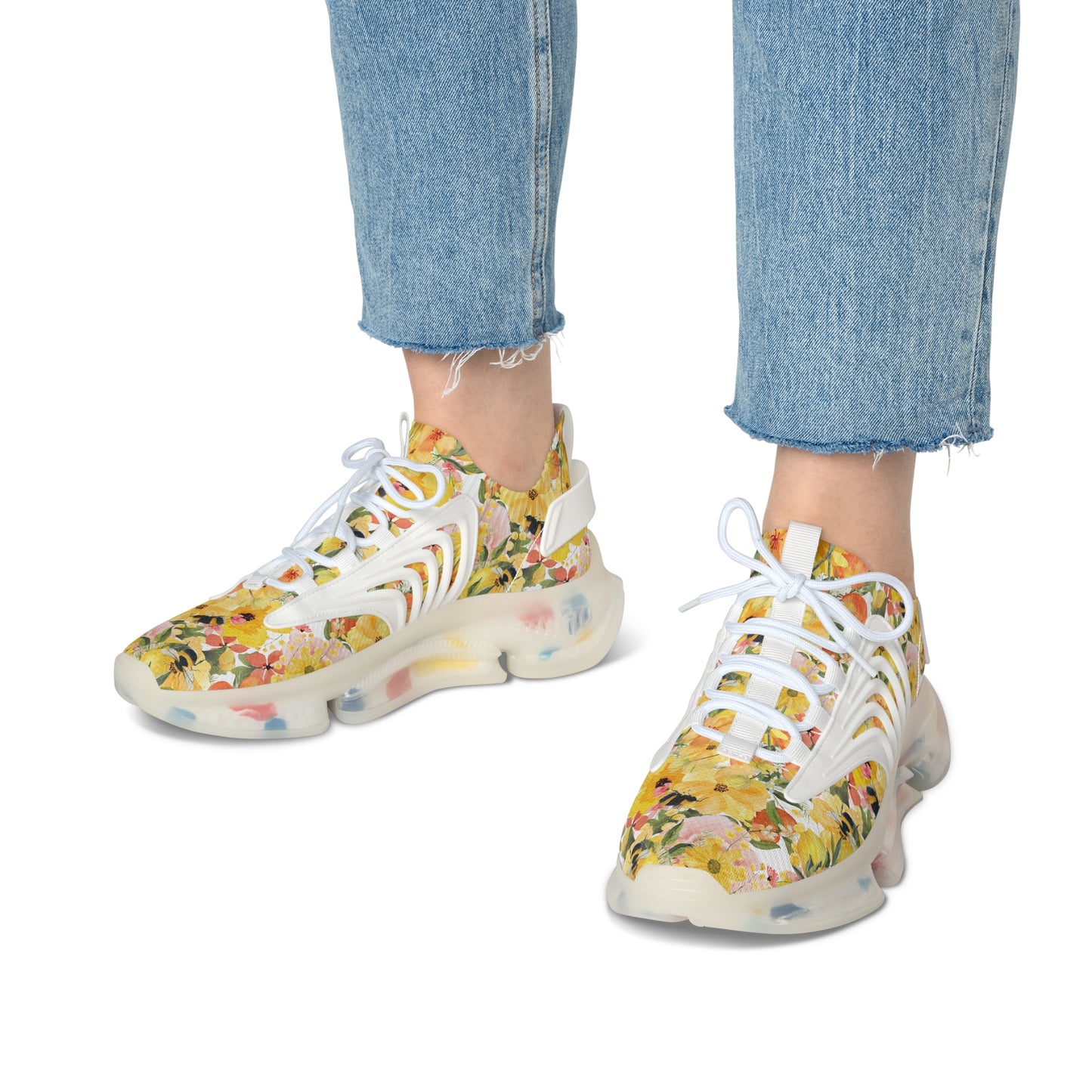 Women's Mesh Sneakers | Yellow Cosmos