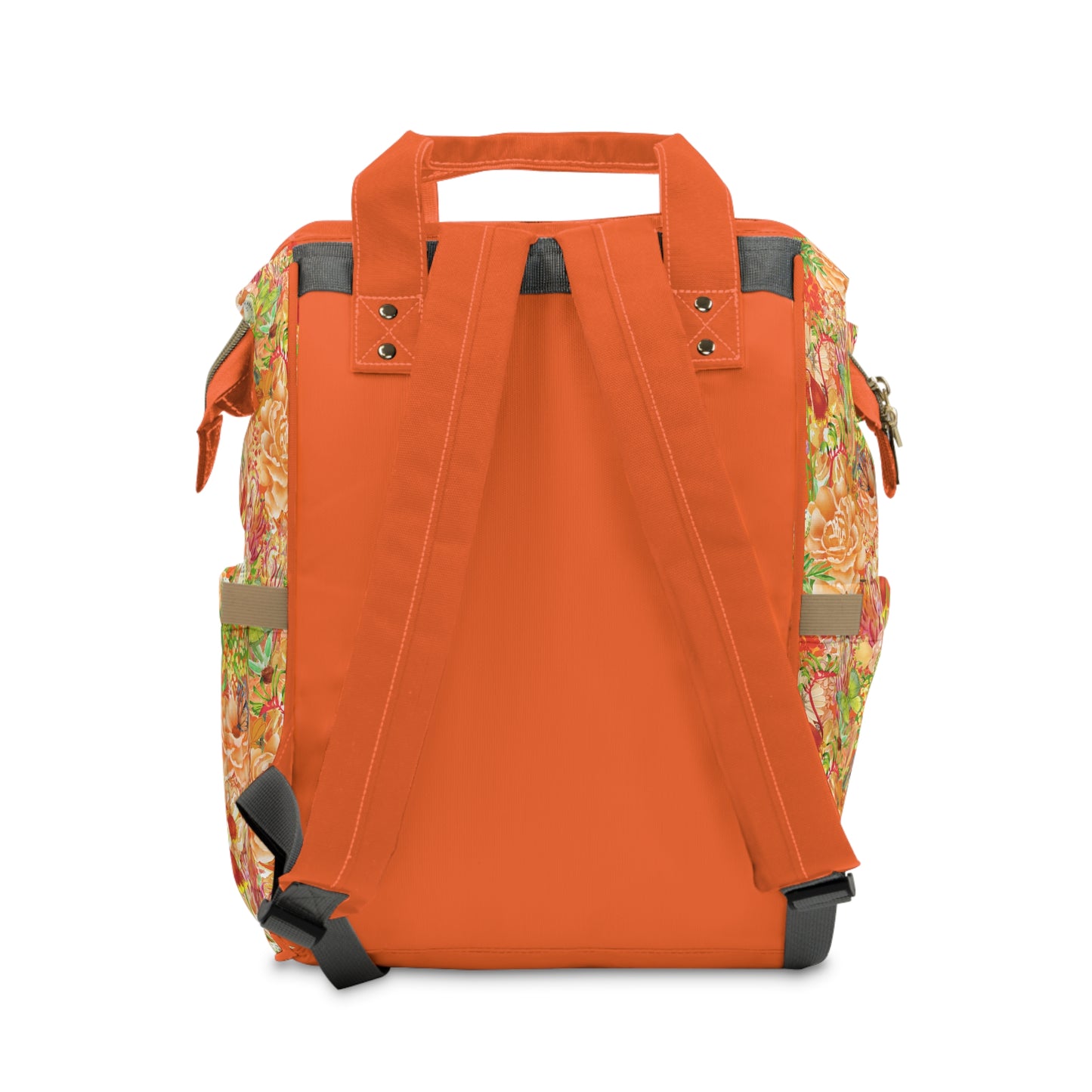 Orange Roses Multifunctional Floral Backpack