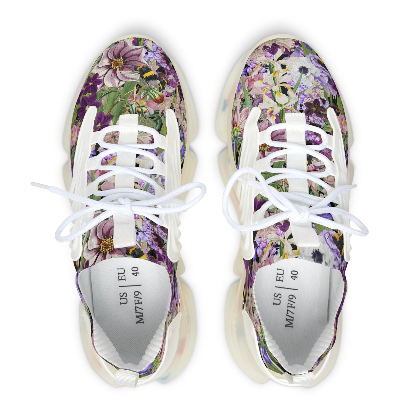 Women's Mesh Sneakers | Iris Flowers