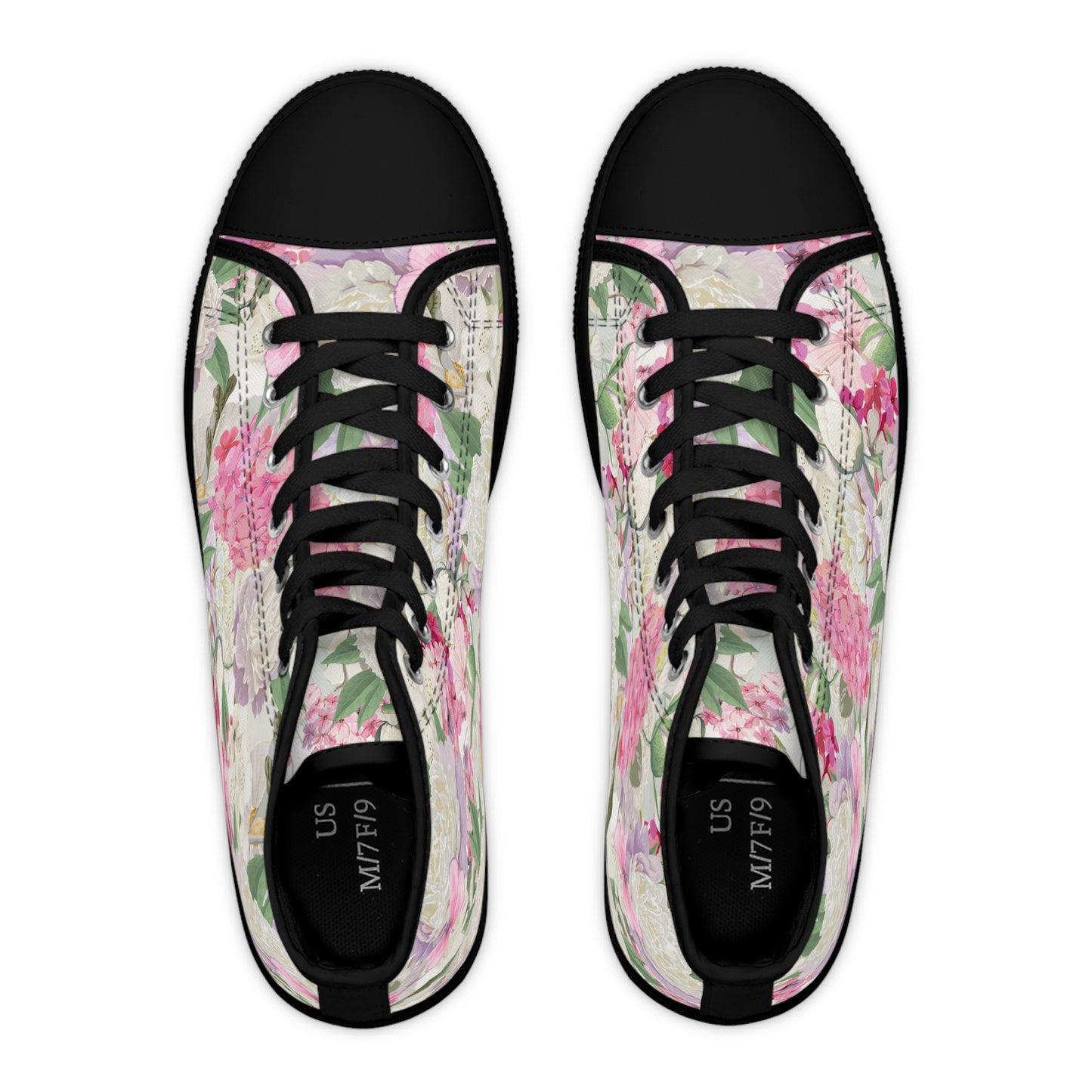 Peony Flower | High Top Sneakers