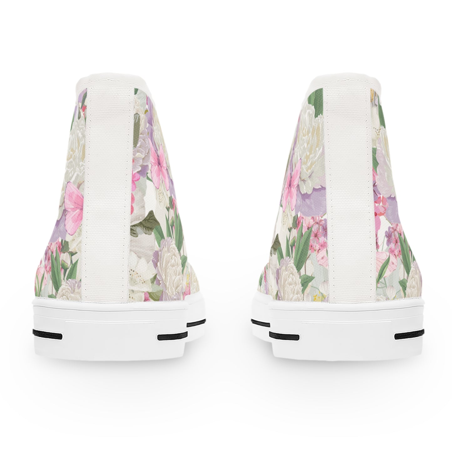 Peony Flower | High Top Sneakers