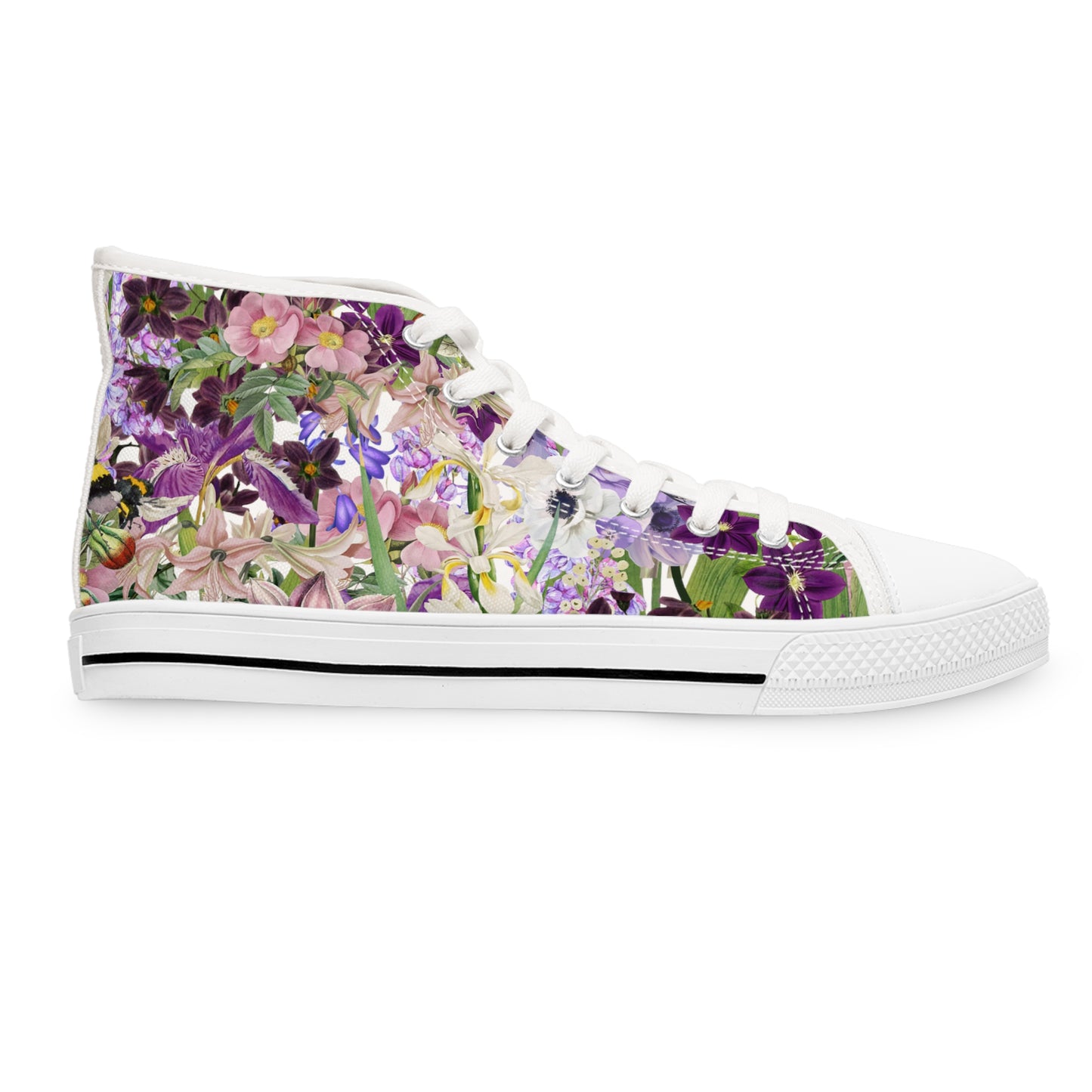 Purple Iris | High Top Sneakers