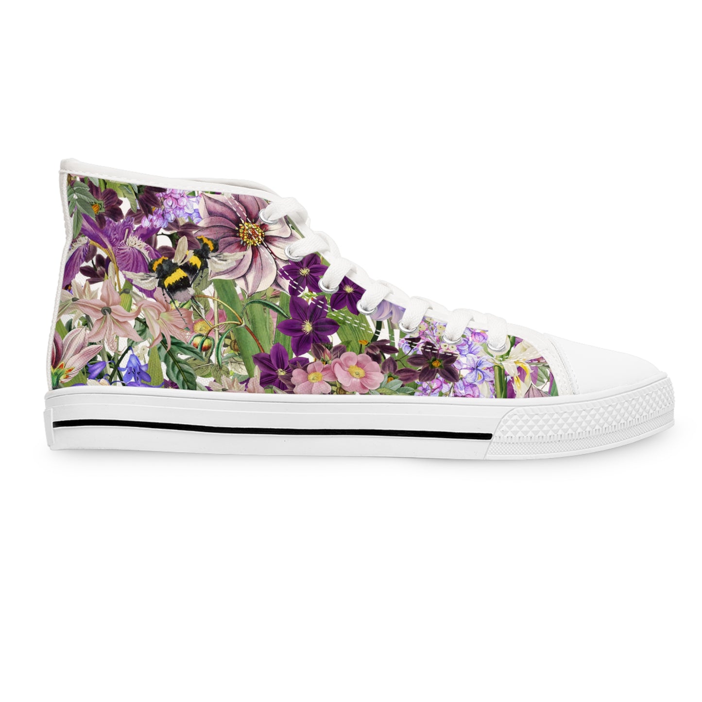 Purple Iris | High Top Sneakers