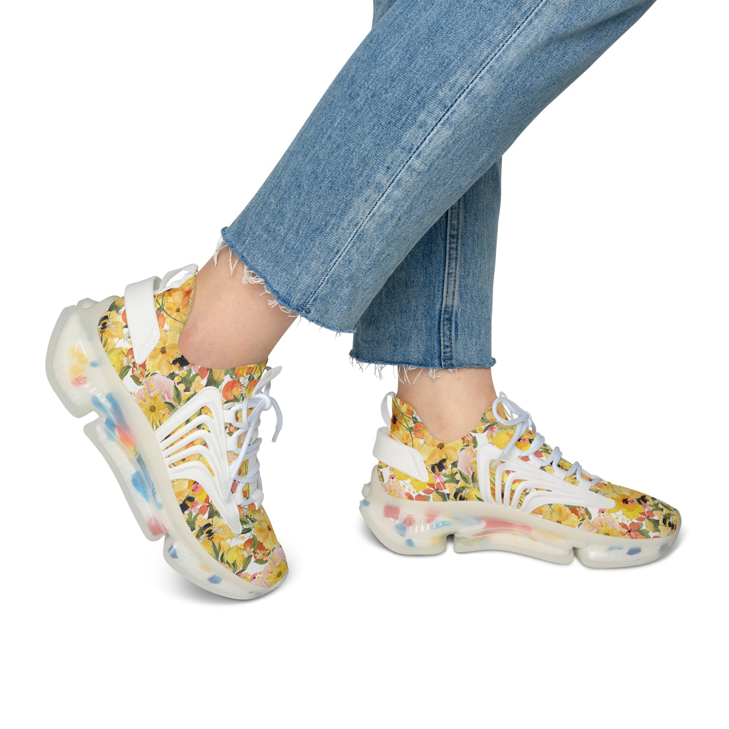 Women's Mesh Sneakers | Yellow Cosmos