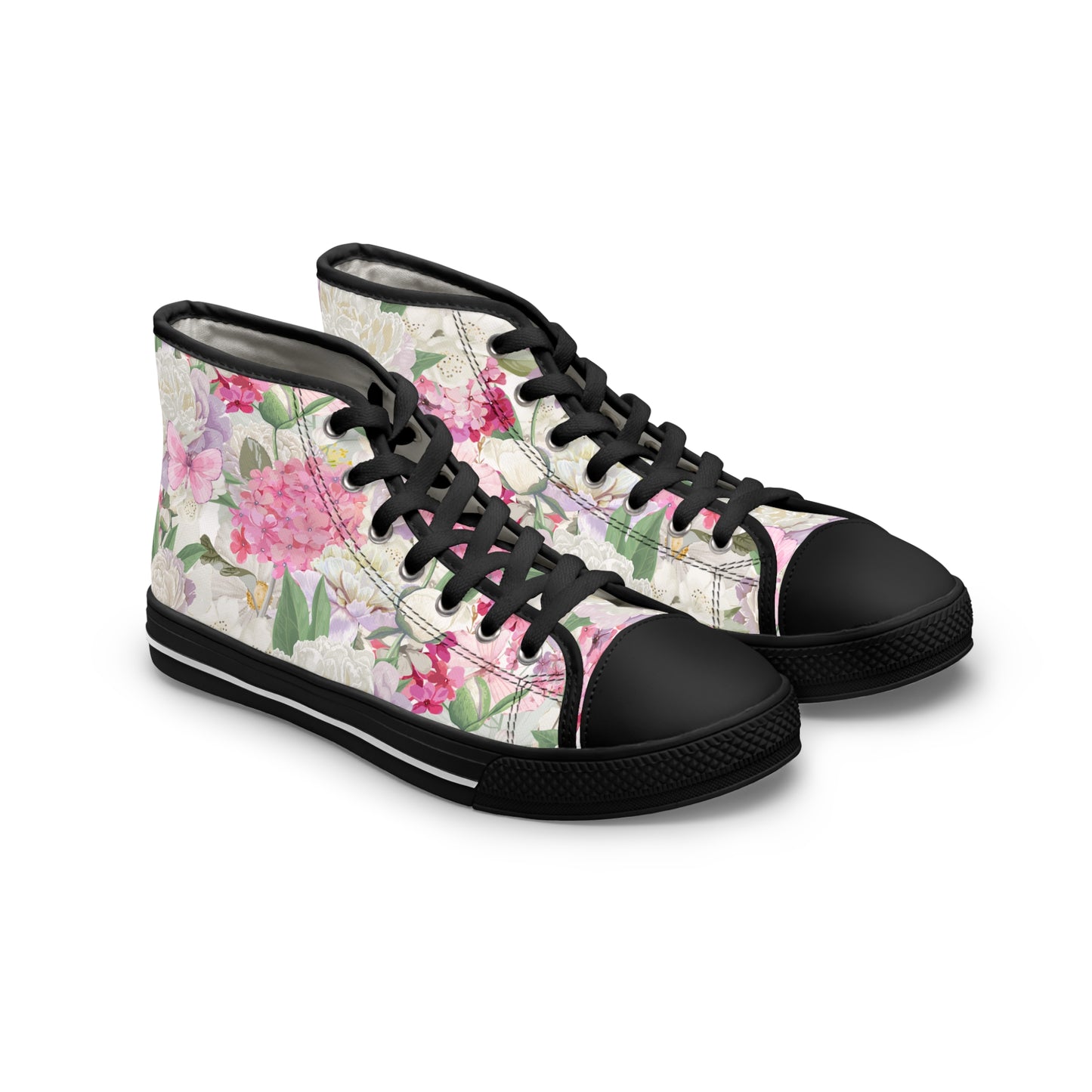 Peony Flower | High Top Sneakers