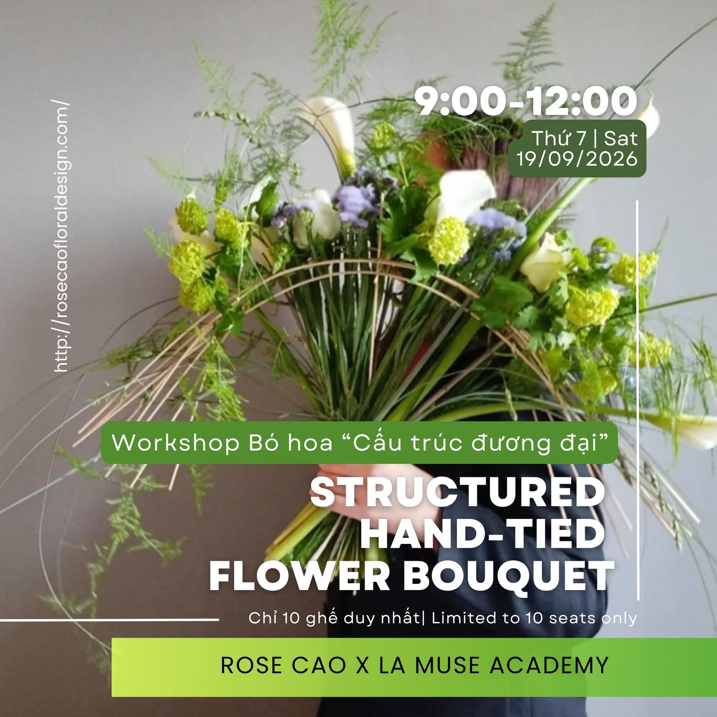 Chuỗi workshop hoa nghệ thuật - Tại Hà Nội 2026