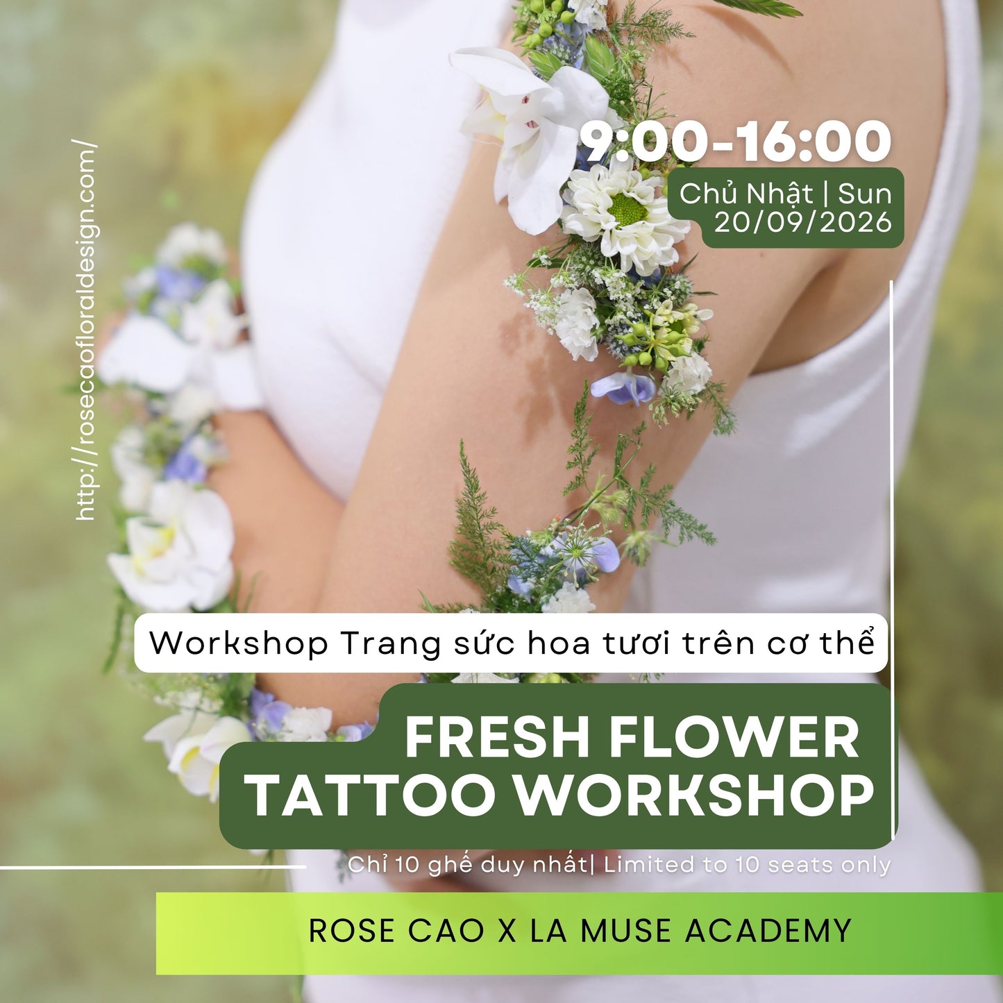 Chuỗi workshop hoa nghệ thuật - Tại Hà Nội 2026
