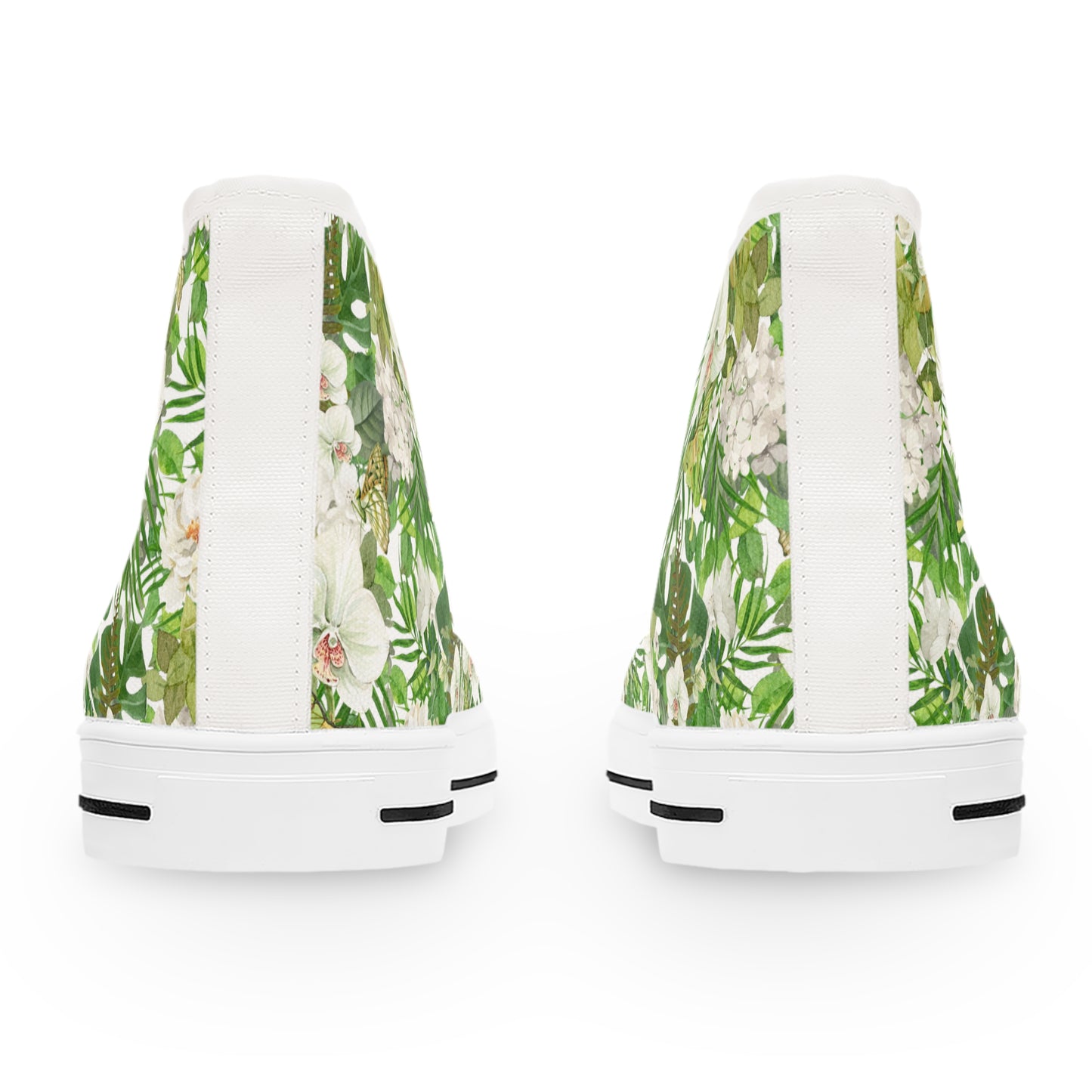 White Phalaenopsis| High Top Sneakers