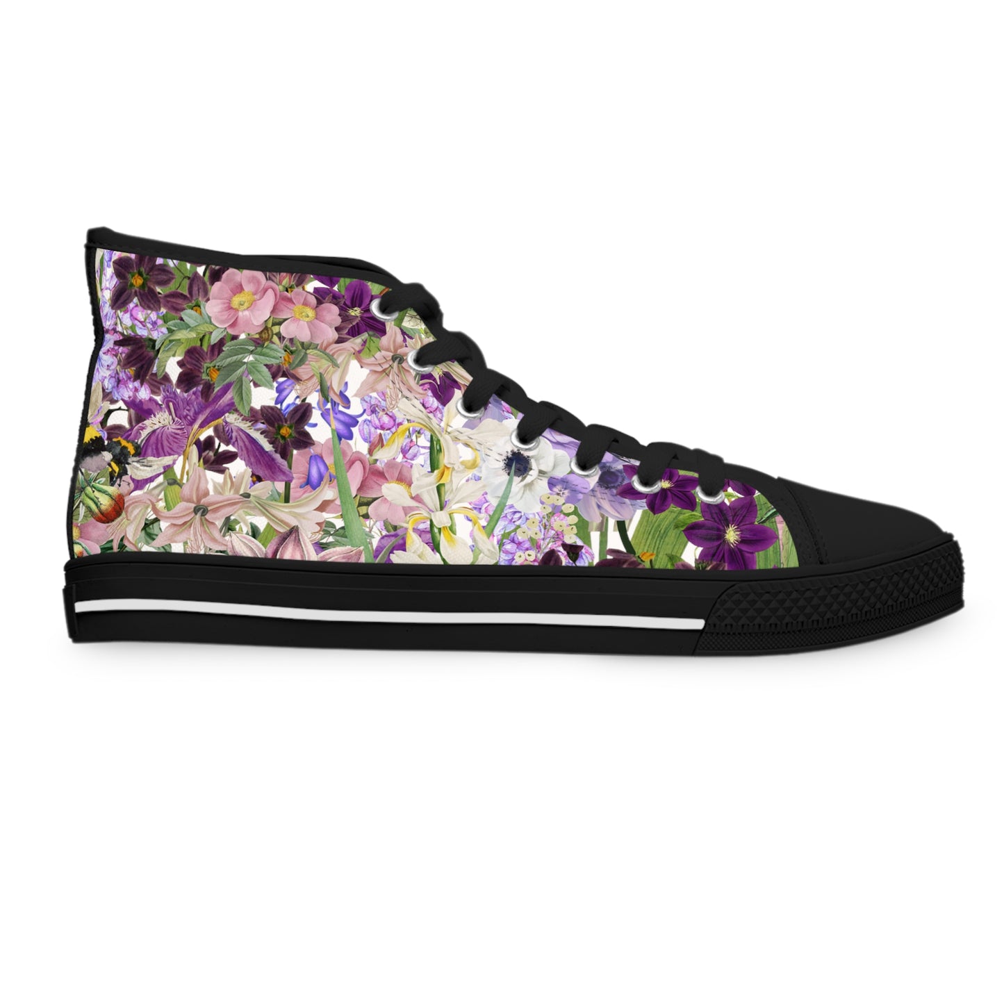 Purple Iris | High Top Sneakers