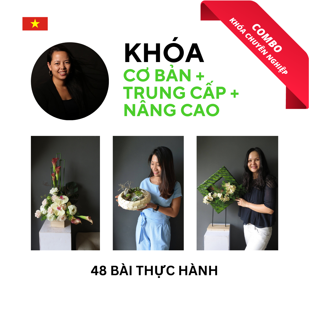 Combo 3 khóa: Cơ bản + Trung Cấp + Nâng Cao