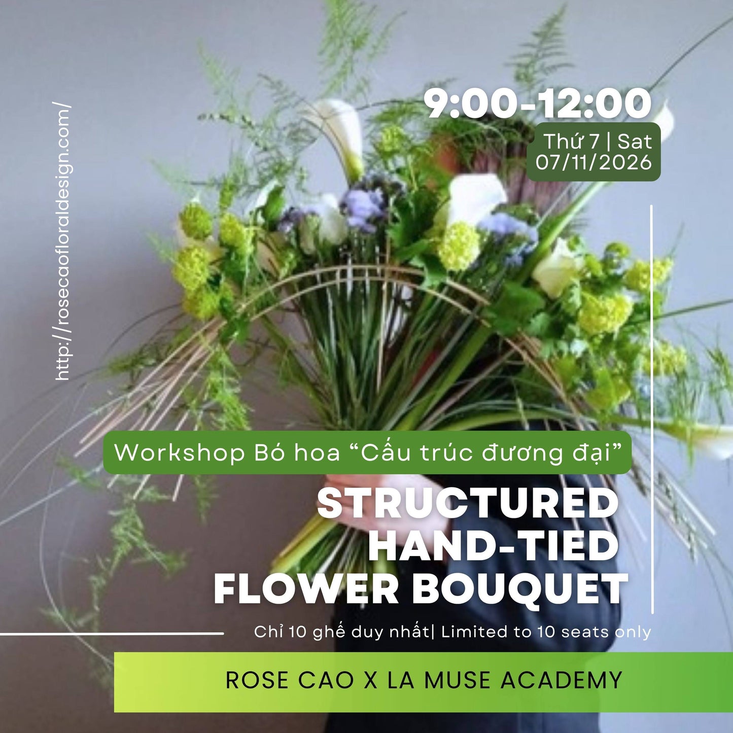 Chuỗi workshop hoa nghệ thuật - Tại Hà Nội 2026